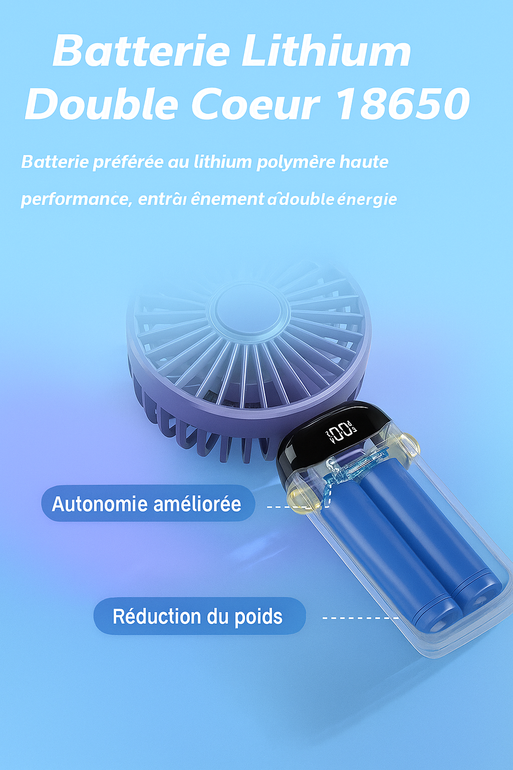 Mini Ventilateur Portatif Pliable